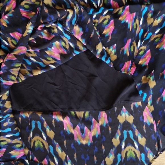 Jessica Simpson Colorful Assymetric Skirt 2X New Plus - Picture 4 of 5